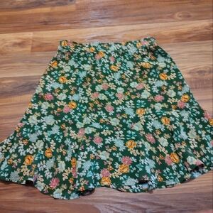 Women's Loft Small Flowy Floral Skirt